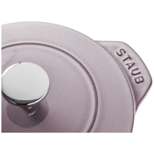 STAUB La Cocotte 1.75 L Cast Iron Round Rice Cocotte, Cherry Blossom