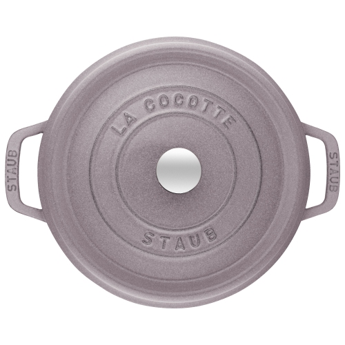 STAUB La Cocotte 3.7 L Cast Iron Round Cocotte, Cherry Blossom