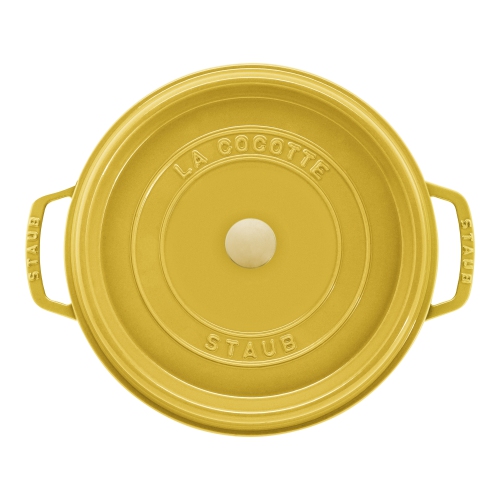 STAUB – Cocotte ronde en fonte La Cocotte 6,75 L, citron