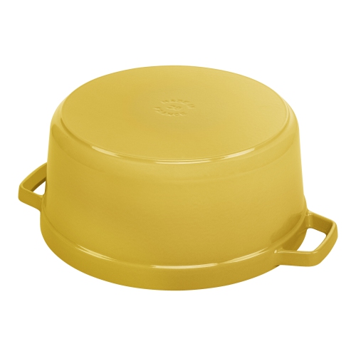 STAUB – Cocotte ronde en fonte La Cocotte 6,75 L, citron