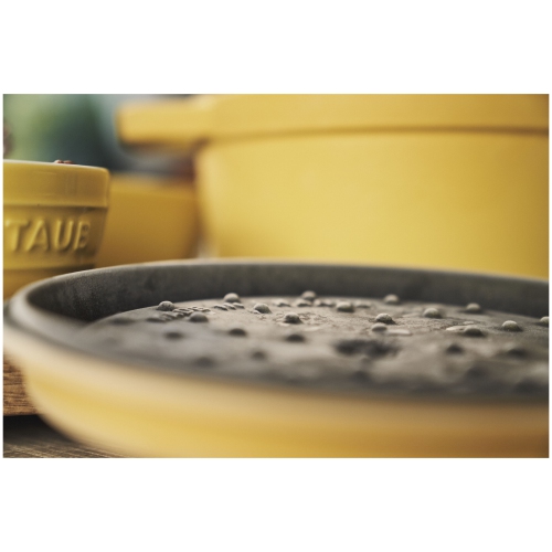 STAUB – Cocotte ronde en fonte La Cocotte 6,75 L, citron