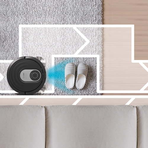 Shark AI Robot Vacuum with IQ Navigation, Home Mapping, AI Laser Vision, Self‐Cleaning Brushroll, Wi‐Fi, Works with Alexa