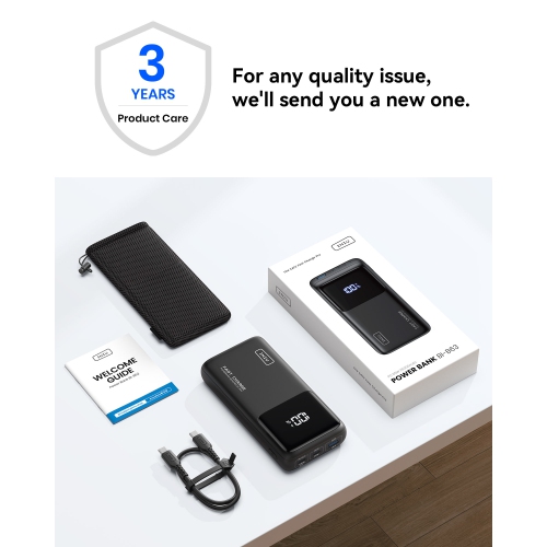 INIU Power Bank 100W 25000mAh Fast Charging Laptop Portable Charger USB C and USB A Battery Pack for Macbook, iPad, Steam Deck, iPhone and more -