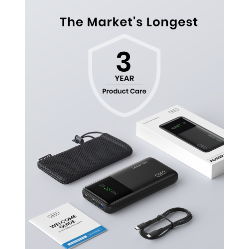 INIU Power Bank 140W 27000 mAh Laptop Portable Charger USB C in & out Tablet Battery Pack with Smart Digital Display for Macbook, iPad, iPhone, and