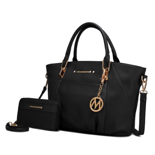 MKF COLLECTION  Azrael Vegan Leather Women’S Tote Bag With Wallet By Mia K