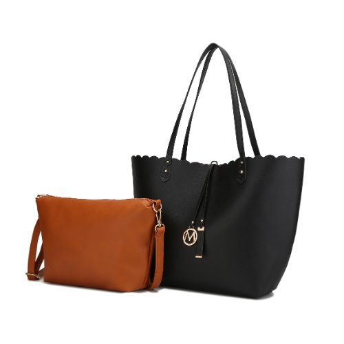 Canvas Tote Bag & Leather Shoulder Straps - PRESTIGE CREATIONS FACTORY