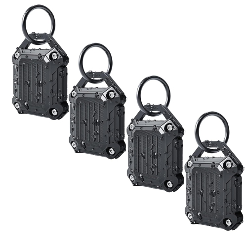 Waterproof Keychain Holder for Apple AirTag: Screw Full Cover Case with Key Ring - Protect Your Tracker