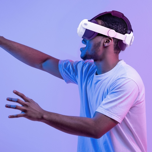 Alpha Digital Head Strap for META Quest 3 - Adjustable with Enhanced Comfort, Balanced Face Pressure-Free, Lightweight -White