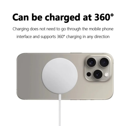 Chargeur sans fil magnétique Chargeur rapide Apple Mag-Safe pour iPhone 15 Pro Max/15 Pro/15/15 plus/14/13/12 Series AirPods 3/2/Pro/Pro/Chargeur