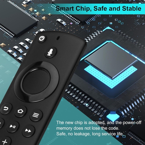 L5B83H 2nd Gen Voice Replacement Remote Control Fit for AMZ Smart TVs Stick 2nd Gen, Smart TVs Cube 2nd Gen, 1st Gen Smart TVs Cube, Smart TVs Stick