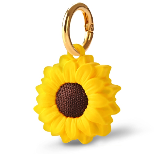Apple AirTag Case Compatible: Keychain Holder with Silicone Protective Cover - Anti-Scratch Accessories for Secure AirTags