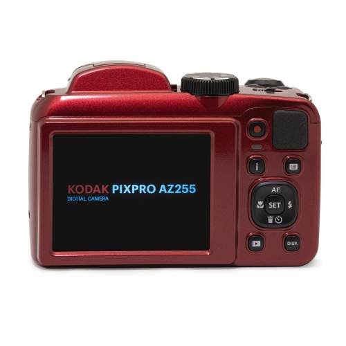 KODAK PIXPRO AZ255-RD 16MP Digital Camera 25X Optical Zoom 24mm Wide Angle Lens Optical Image Stabilization 1080P Full HD Video 3" LCD Vlogging Camera