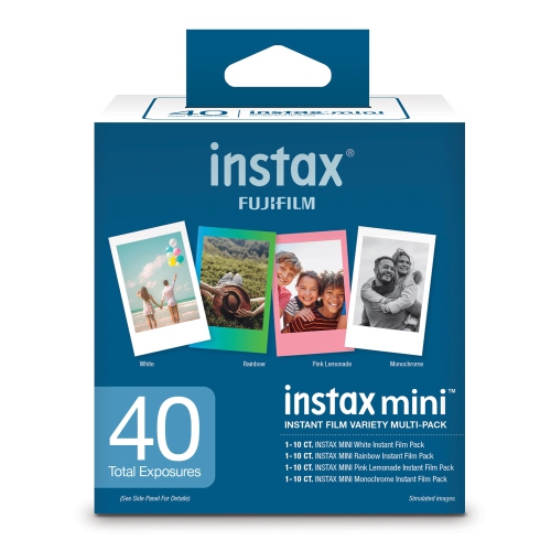 Paquet économique de 40 films variés pour Instax Mini de Fujifilm