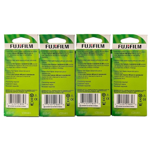 Fujifilm QuickSnap Flash 400 Disposable 35mm Camera | 4 Pack