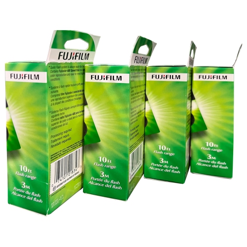 Fujifilm QuickSnap Flash 400 Disposable 35mm Camera | 4 Pack