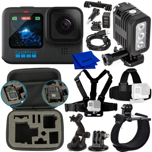 GoPro HERO12 Black CHDHX-121-CN - Ensemble d'accessoires 8PC