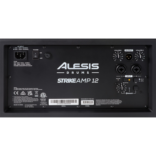 Amplificateur de batterie électronique de 12 MK2 2500 W Strike amp d'Alesis avec Bluetooth