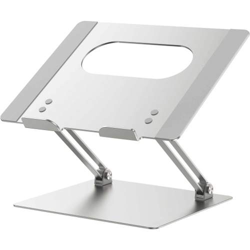 Aluminum Laptop Stand, Ergonomic Adjustable Notebook Stand, Riser Holder Computer Stand Compatible with Air, Pro, Dell, HP, Lenovo More 10-14"