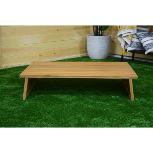 F. Corriveau International - Fuji Scandinavian Style Coffee Table for Outdoors, Made of Acacia Wood