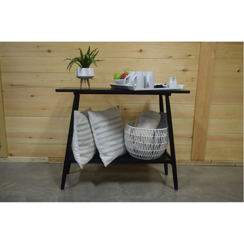 F. Corriveau International - Table console extérieure Windsor, en bois d'acacia