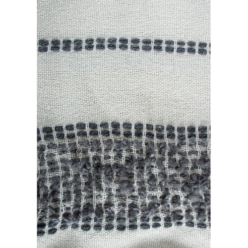 F. Corriveau International - Mineral Stripe Throw, Indoor/Outdoor, 50" x 60"