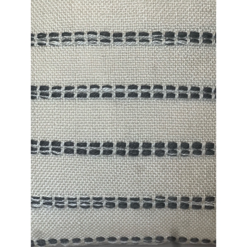 F. Corriveau International - Natural Stripe Cushion, Indoor/Outdoor, 18" x 18"