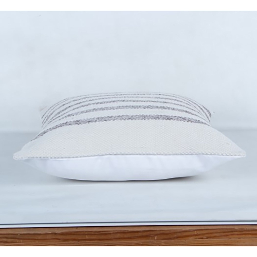 F. Corriveau International - Element Striped Cushion, Indoor/Outdoor, 18" x 18"