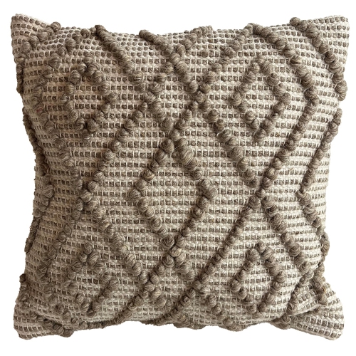 F. Corriveau International - Terra Textured Cushion, Indoor/Outdoor, 18" x 18"