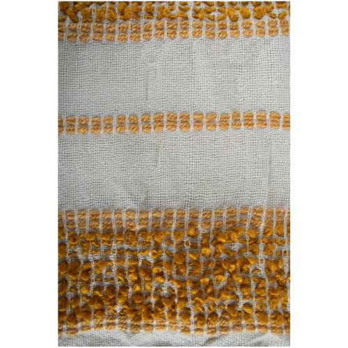 F. Corriveau International - Mineral Stripe Throw, Indoor/Outdoor, 50" x 60"