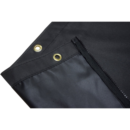 F. Corriveau International - Curtain for Gazebo 12' x 16', Water Resistant, Black