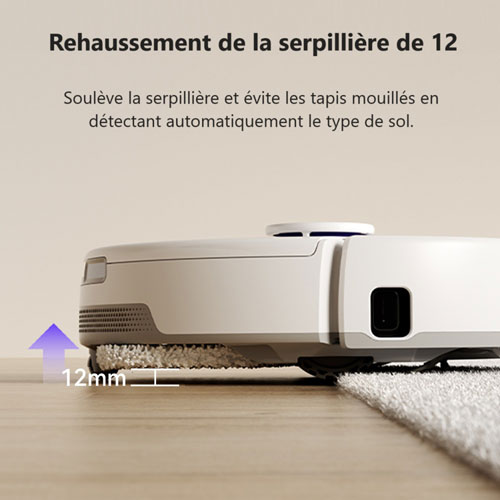 Aspirateur robot et vadrouille sans fil Freo X Ultra de Narwal - Blanc