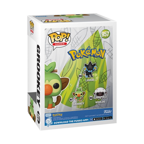 Funko Pop! Games Pokemon Vinyl Figure Grookey #957