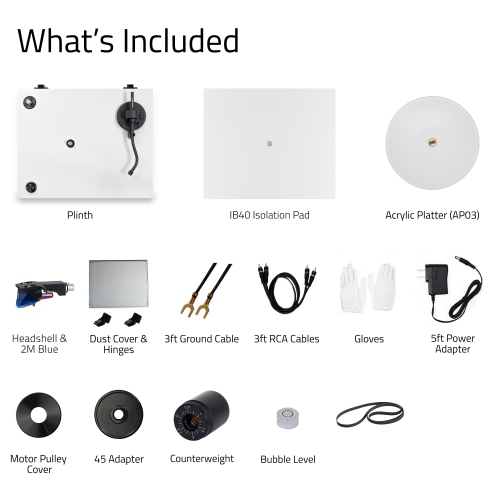 Fluance RT85 Reference HiFi Turntable with Ortofon 2M Blue Elliptical Cartridge And Anti-Vibration Isolation Base