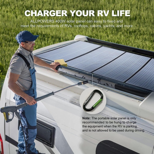 ALLPOWERS SP037 400W Portable Solar Panel Waterproof IP67