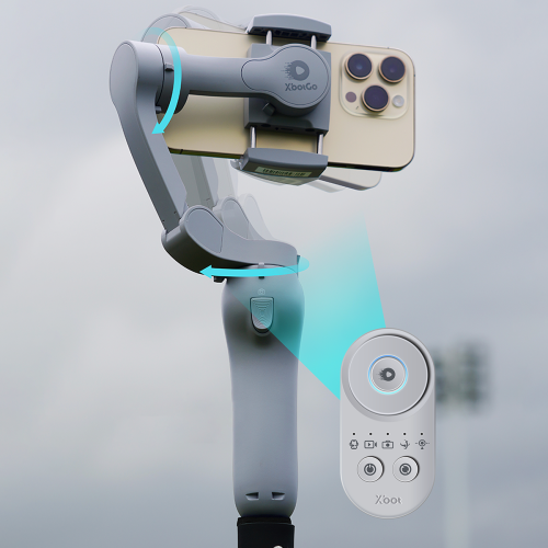 Télécommande : interface d'obturation et de contrôle vidéo légère, compatible avec le cardan de sport à intelligence artificielle XbotGo