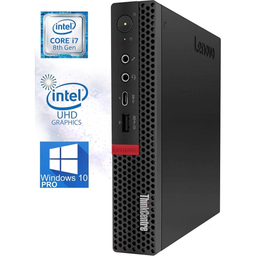 Refurbished LENOVO ThinkCentre M920Q, Tiny Intel UHD Graphics 630,i7-8700T, 16GB, 256GB, PCIe, 2 Years Warranty, 100484-20988
