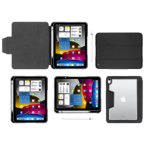 LOGiiX Secure+ Case for iPad 10.9" - Black
