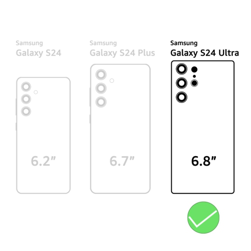 Étui portefeuille Ultra pour Galaxy S24 de Samsung avec porte-carte de crédit anti-RFID, étui protecteur en cuir pu Flip Book pour femmes hommes pour