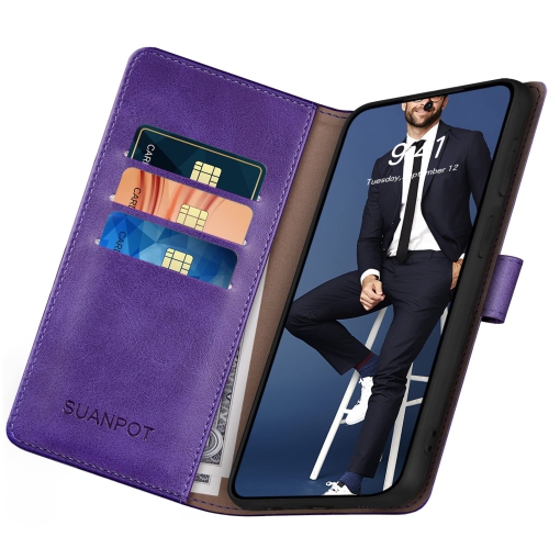 Samsung Galaxy S24 Ultra Wallet case with RFID Blocking Credit Card Holder,Flip Book PU Leather Protective Cover Women Men for Samsung S24Ultra Phone