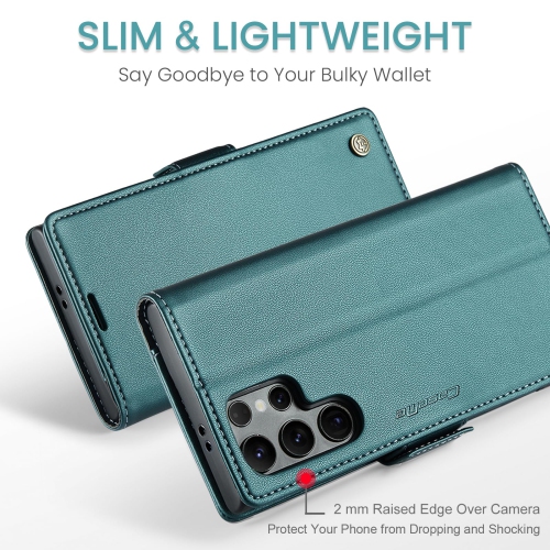 Wallet Case for Samsung Galaxy S24 Ultra, with RFID Blocking Credit Card Slot Kickstand Magnetic Closure Protective Cover for Samsung Galaxy S24