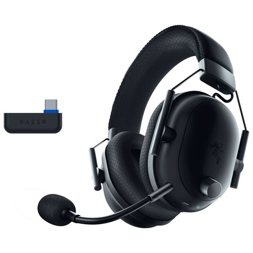 Casque de jeu sans fil BlackShark V2 Pro de Razer pour PlayStation - Noir