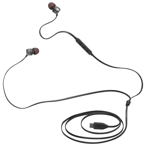 JBL Tune 310C In-Ear Headphones with USB-C Connector - Black