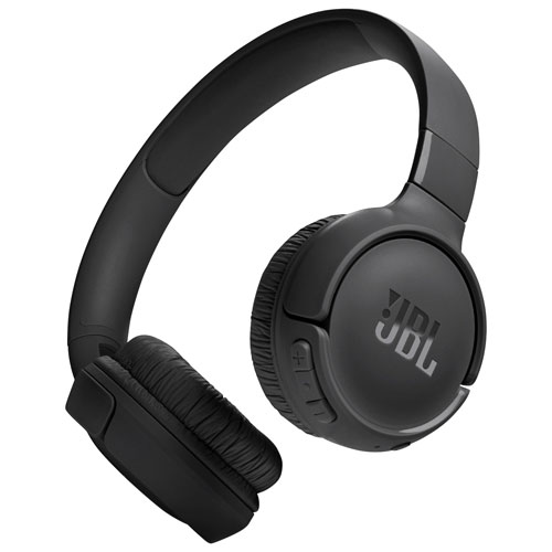 JBL Tune 520BT On-Ear Sound Isolating Bluetooth Headphones - Black