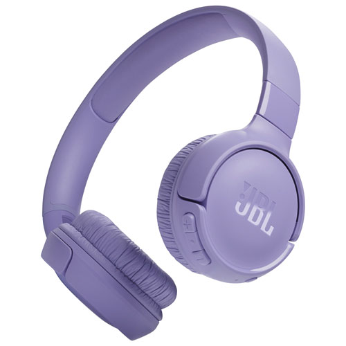 JBL Tune 520BT On-Ear Sound Isolating Bluetooth Headphones - Purple