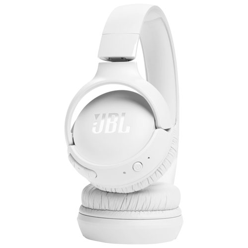 JBL Tune 520BT On-Ear Sound Isolating Bluetooth Headphones - White