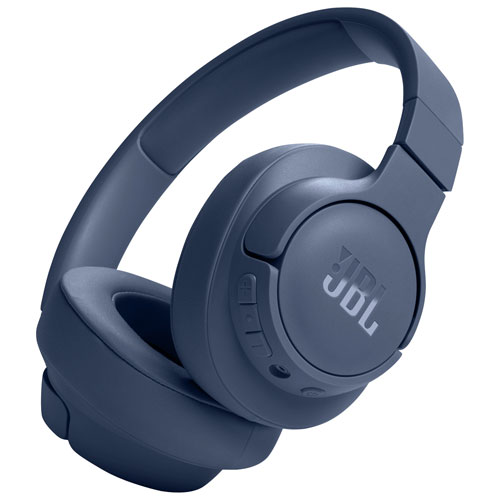 JBL Tune 720BT Over Ear Sound Isolating Bluetooth Headphones Blue Best Buy Canada