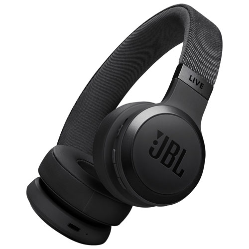 JBL Live 670NC On-Ear Noise Cancelling Bluetooth Headphones - Black