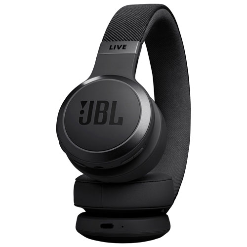 Casque d'écoute Bluetooth à suppression du bruit Live 670NC de JBL - Noir