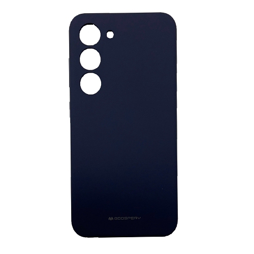 Image 1 de 3.. TopSave – Étui de protection pour tout le corps en caoutchouc de silicone liquide Goospery pour Samsung Galaxy de A15 6,5 po, bleu marine