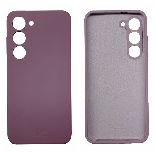 TopSave – Étui de protection pour tout le corps en caoutchouc de silicone liquide de Goospery pour Samsung Galaxy de A15 6,5 po, violet